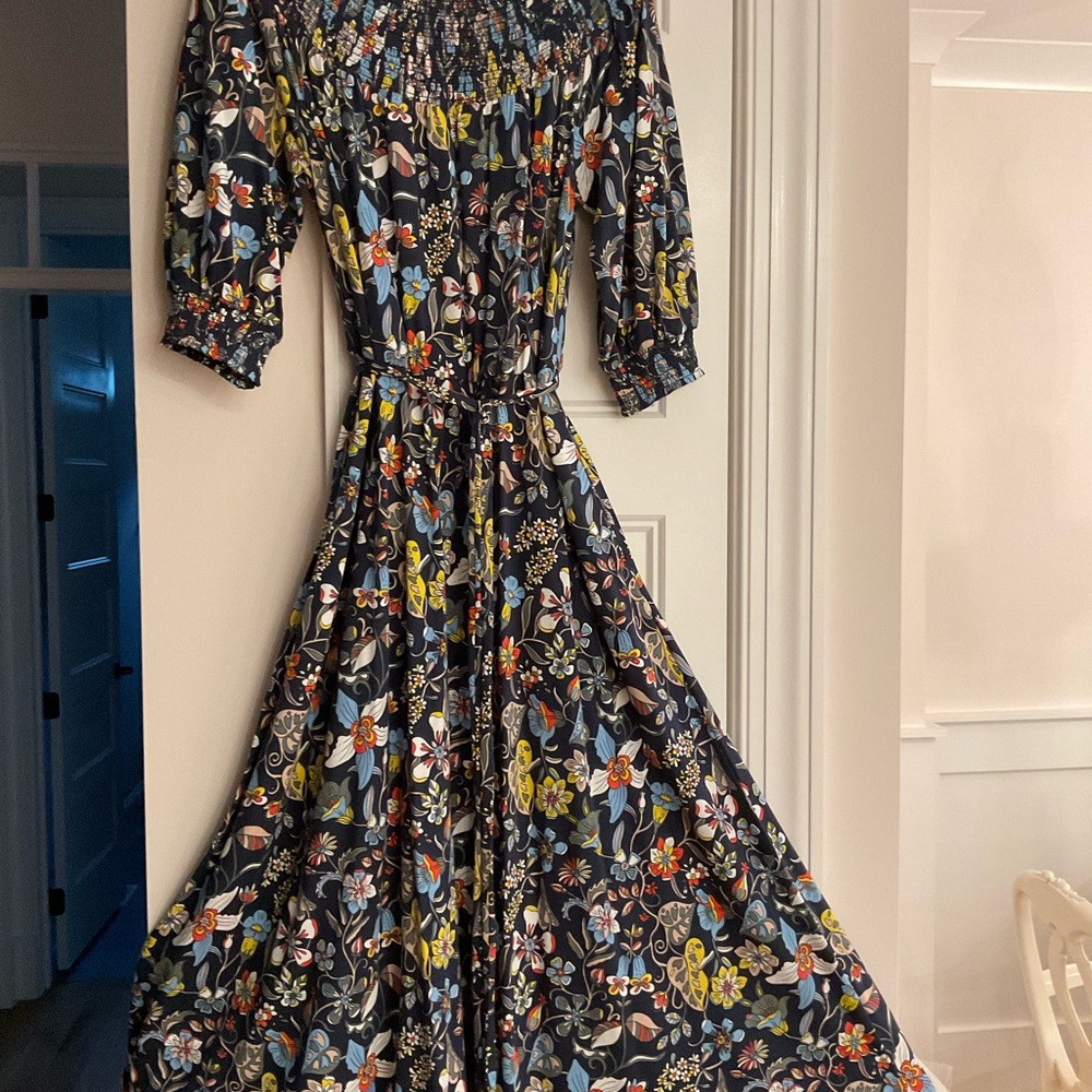 Boden Floral Midi Dress, size 4